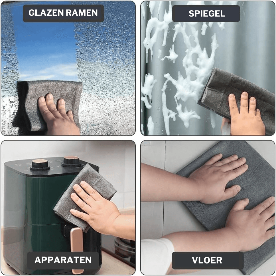 Black Diamond Doek™| De enige reinigingsdoek die je in huis wilt hebben!