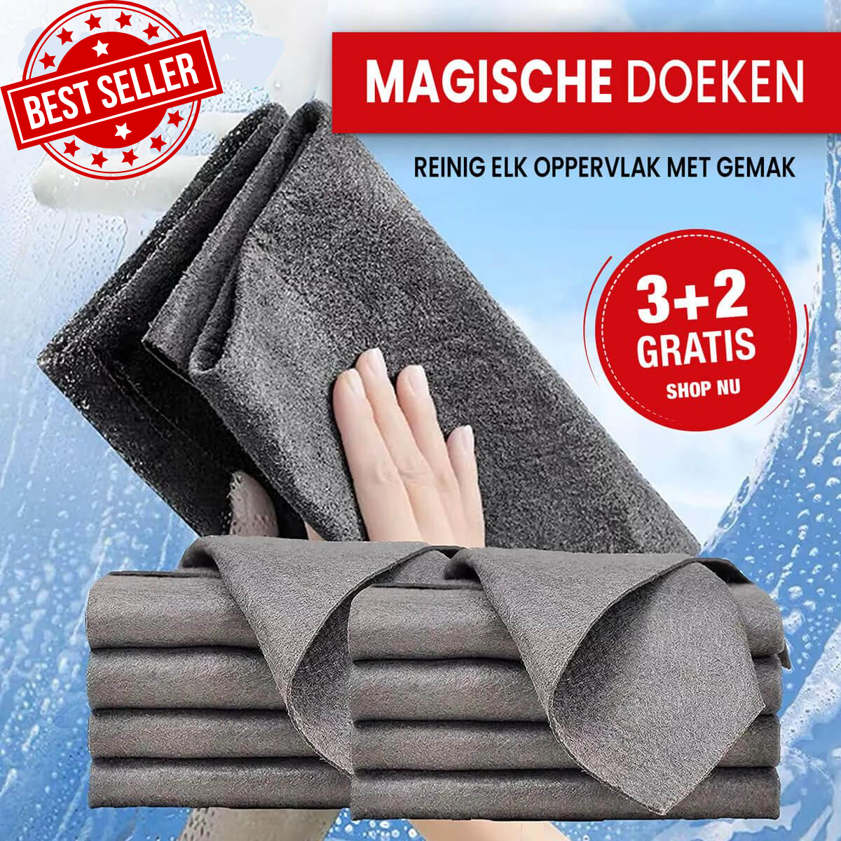Black Diamond Doek™| De enige reinigingsdoek die je in huis wilt hebben!